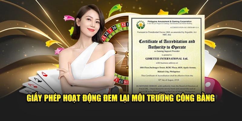 Giấy phép hoạt động Giấy phép hoạt động và niềm tin của người chơi đối với Net88