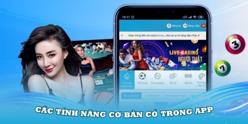 Các tính năng nổi bật của app Net88
